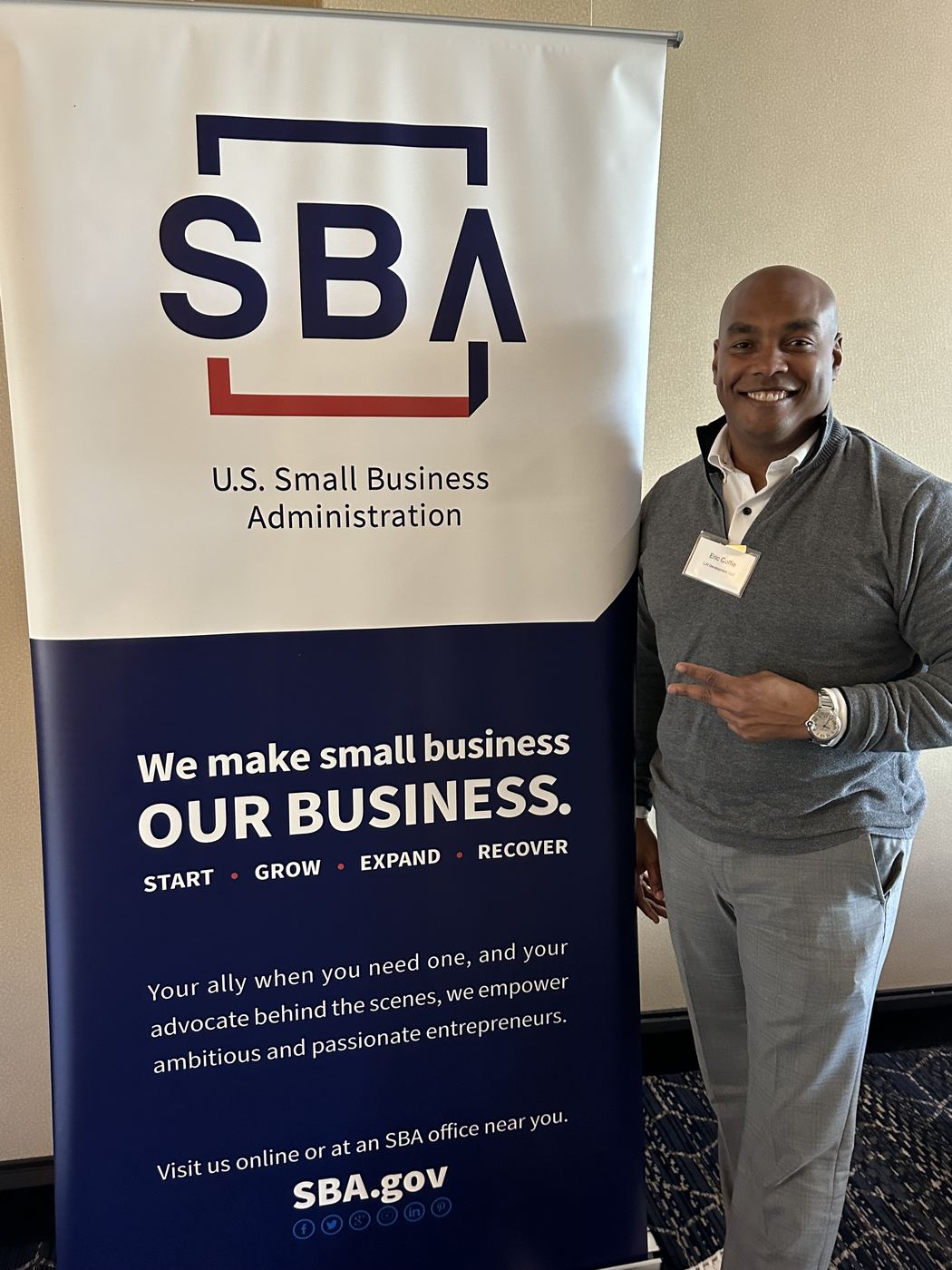 Eric Coffie: SBA National Small Business Week awards, 2023